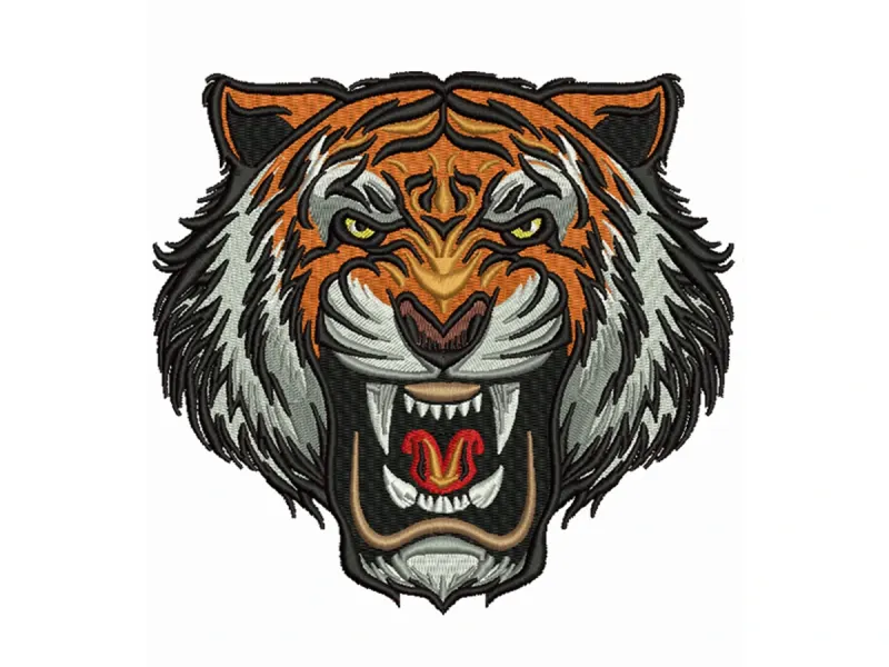 Digitized embroidery file with stitch paths